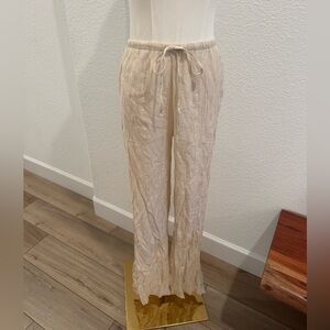 Zara viscose beachy flowy pants size xs